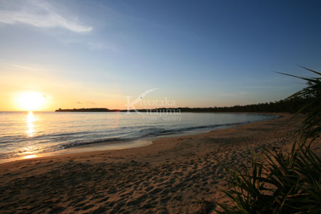 005西表島：月ヶ浜の夕日